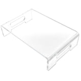 Monitor Stand Acrylic Transparent Durable Multifunctional EyeProtection Desk Stand for School Office V1294-YM0901-3117210109711