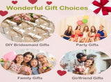 Travel Jewelry Case Bridesmaid Gifts Box,6 Pack Small Jewelry Box Mini Jewelry Organizer,PU Leather V1259-DP01-A-4194