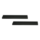 Artiss Floating Wall Shelf Set of 2 Black 90CM FUR-V-WALL-03-BK