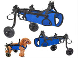 Small Adjustable Dog Wheelchair - Mobility Aid for Disabled Pets with Back Leg Issues - Leg Brace & V1107-CS-QFLCCE13