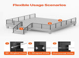 Cable Railing 106.7x2.5x5 cm Level Deck Stair Posts, 1-Pack Stainless Steel Cable Handrail V952-1JZLGZXHS1063GGTD001V0