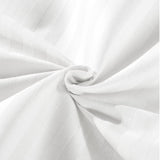 KENSINGTON 1200TC COTTON SHEET SET IN STRIPE-DOUBLE - WHITE ABM-202128