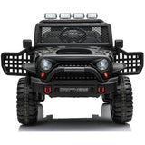 12 Jeep Inspired Ride On Car Kids Fairyland Adventure - Black V580-BKJEEPOZ617