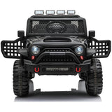 12 Jeep Inspired Ride On Car Kids Fairyland Adventure - Black V580-BKJEEPOZ617