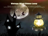 Solar Wind Chimes for Outdoor, Iron Hollow Wind Chimes Garden Decor Lantern Hanging Solar Landscape V1369-AZ3-W-05288