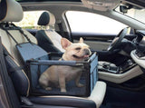 Blue Easy Install Dog Car Seat - Dark Blue Waterproof Foldable Dog & Cat Booster Seat with V888-ELOSUNG54511
