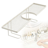No-Drill Sink Organizer Rack, Over The Sink Shelf, Freestanding Steel Faucet Storage Shelf, V1370-AZ4-13440