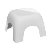 Bathroom Footstool White, Lightweight and Sturdy PP Material Toilet Step Stool for Comfortable Use V1366-AZ2-W-17361