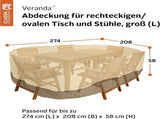 Patio Table & Chair Cover with Umbrella Hole Water-Resistant Outdoor Furniture Cover for V1107-CS-HWZYZ