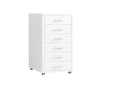 Levede 6 Drawer Office Cabinet Drawers White HO0403-WH_NZ