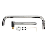Shower Head Extension with Flange S Shape Shower Arm Wall Mount Rotatable Stainless Steel Shower V1294-YM0710-3112230074211