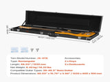 Bass Guitar Hard Case, 1220 mm Rectangular Guitar Hard Case, With Lock Latch Keys Handle, PVC V952-JXJTYHJXJHBBVUUYRV0