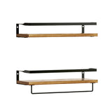 Artiss Floating Wall Shelf Set of 2 FUR-S-WALL-01-WDX2