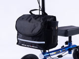 EQUIPMED Knee Scooter Walker, 10 inch Tyres Dual Brakes Bag - Broken Leg Ankle Foot Mobility V219-HELKNSEQS2BA