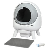 PaWz Smart Self Cleaning Cat Litter Box APP Control White PT1266-WH