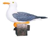 Seagull Figurine Decorations Cute Appearance Vivid Lifelike Exquisite Workmanship Nautical Decor for V1294-YM0523-3115210231711
