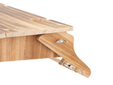 Wooden Folding Picnic Basket Table Outdoor Portable 2 in 1 Vintage with Wine Glass Holder Charcoal V1294-YM0901-3111250046512