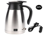 24V 1000ml Car Electric Kettle Auto Shut Off Water Heating Boiling Pot V1294-YM0727-JY11046