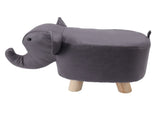 Animal Footstools Elephant Shaped Slip Resistant Silent Comfortable Stable Multi Purpose Cute Stool V1294-YM0703-3116230004112