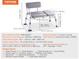 Tub Transfer Bench for Bathtub 500lbs, Shower Seats for Adults, Lightweight Shower Bench for Elderly V952-GDSYGZYTLSLB6DTHDV0