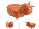 Cute Animal Footstool with Soft Padded Cushion and Prevent Slip Feet Small Footrest Stools for Kids V1294-YM0703-3116230004214