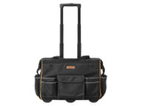 Rolling Tool Bag, 110 lbs Load Capacity, 25 Pockets Heavy Duty Roller Tool Bag with Adjustable V952-GLGJD18YC600UPU23001V0