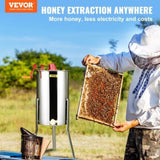 Manual Honey Extractor, 2/4 Frames Honey Spinner Extractor, Stainless Steel Beekeeping Extraction, V952-SDYMJBXGY1524JECGV0