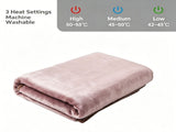 Pink USB Thermostat Heated Blanket Small Warm Cover For Home Student Dormitory V1221-XM-LB474-GM34