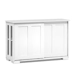 Artiss Buffet Sideboard Sliding Doors - SERA White FURNI-E-SIDE102-WH