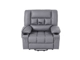 Artiss Power Lift Recliner Chair Massage and Heat for Elderly, Electric Sofa Reclining Chair RECLINER-A23-PU-GY-AB