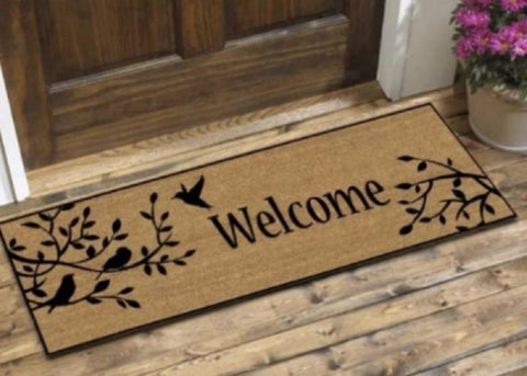 Welcome Bird Doormat Door Mat 90cm V637-E423646