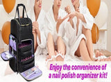 Nail Art Tool Storage Backpack Removable Compartments, High-Capacity Categorized Storage, Multiple V1232-MJSNB001