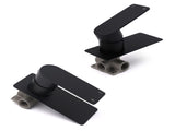 Matte Black Rectangle Shower Mixer Hot Cold Control Tap 35mm Ceramic Cartridge V1233-KRS201B