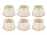 6PCS Set Small Lamp Shade Modern Style Cloth Clip On Bulb Chandelier Lamp Shade for Table Wall V1294-YM0703-3119230010311