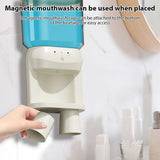 Automatic Mouthwash Dispenser Touchless Sensor Wall Mounted Mouthwash Dispenser with 2 Magnetic Cups V1294-YM0901-H48320