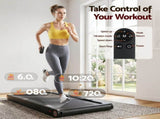 Everfit 4 in 1 Vibration Walking Pad Treadmill Under Desk Treadmills for Home Gym with App Control TMILL-MIG-380-VB