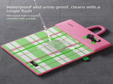 Green Foldable Pet Cooling Mat - Double-Sided Summer Dog Bed Pad, Portable Cat Sleeping Mat with V888-ELOSUNG54950-3