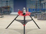 Tripod Pipe Chain Vice Stand 1/8" to 6" w/ Steel Legs & Rubber Mounts Bib V952-GJDJLGQZJ00000001V0
