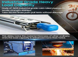 40in Pair 1000 - 2000mm 150KG Capacity Heavy Duty Trailer Drawer Slides Rails Runners Locking V324-CS-HODR40IN
