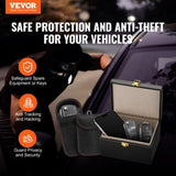 VEVOR Faraday Box Signal Blocking Holder for 5~8 Car Keys with 2 Key Bags Black V952-XHPBHJTZ6347WKCJLV0