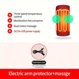 Heated Arm Massager Sleeve with USB Compression Therapy V728-LP601099676293749