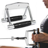 V-Grip Lat Pulldown Bar with Non-Slip Rubber Handle Cable Machine Attachment - Black V1308-DSZKI-584-2