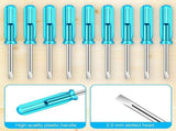 200 Pcs 2.0 mm Mini Screwdriver with Blue Handle for Watches Cellphone HDD Camera Laptop Repair Tool V1192-AZ-W-23113