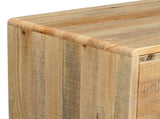 Bedside Table 2 drawers Night Stand Solid Wood Storage Light Brown Colour V43-BST-WDL