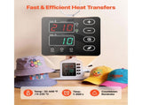 Hat Heat Press Machine, with 4 Interchangeable Platens and Caps Stretcher, Precise Temperature & V952-SDKMJBS854YCBQVIG001V3