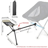 Portable Folding Chair Footrest Khaki V728-OBA1005006105111390