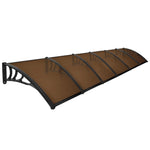 Mountview Window Door Awning Outdoor 1M X 6M Brown 1x6M OD1006-1X6-BK