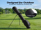 Everfit Golf Stand Bag Lightweight Sunday Pitch And Putt Bag Black GOLF-B-BAG-LIGHT-A-BK