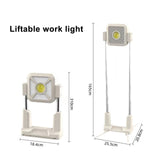 Solar Work Light Outdoor Tent Light Portable Portable USB Rechargeable Floodlight Camping Light V1294-YM0901-L6936-1