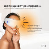 Orku Rechargeable Eye Massager Vibration Heat Pressure Therapy with Bluetooth V238-SUPDZ-41241151275088